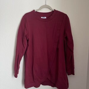 Old Navy Maternity/Nursing Maroon Tunic
